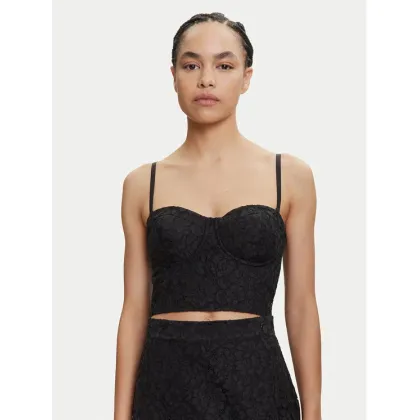 Zdjęcie Guess Top W5YH42 WHD00 Czarny Regular Fit