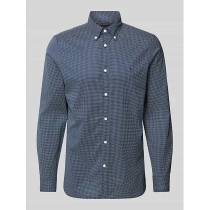 Zdjęcie Koszula casualowa o kroju slim fit z kołnierzykiem typu button down