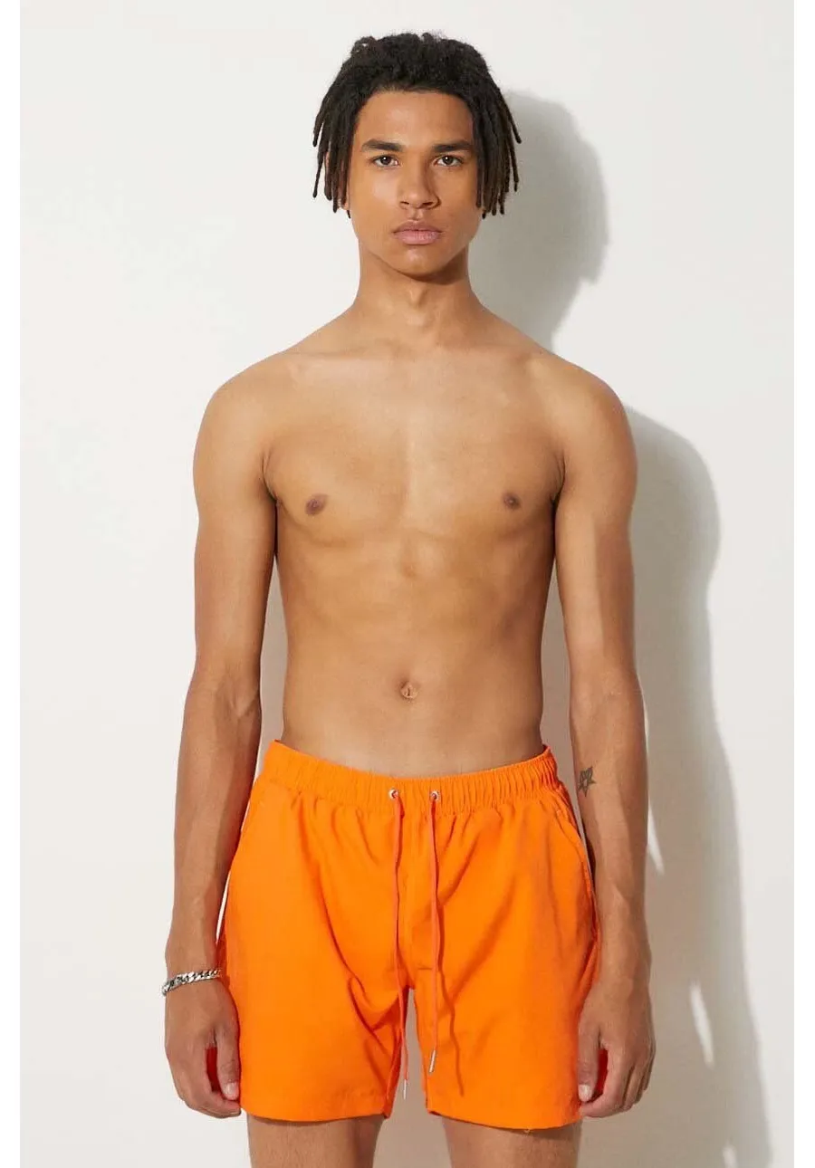 obrazek 1 Alpha Industries szorty kąpielowe kolor pomarańczowy 106810.429-POMARANCZO