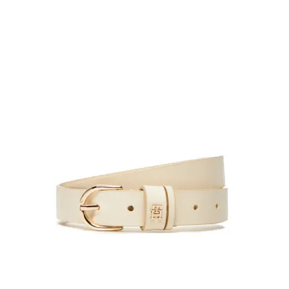 Zdjęcie Tommy Hilfiger Pasek Damski Essential Effortless 2.5 Go AW0AW16836 Écru