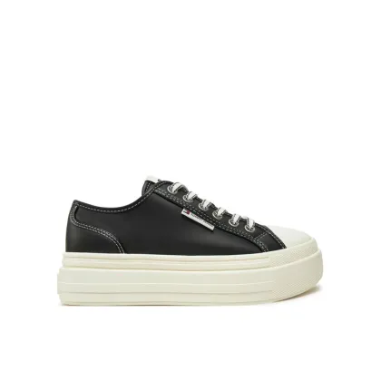 Zdjęcie Tommy Jeans Trampki Foxing EN0EN02714 Czarny
