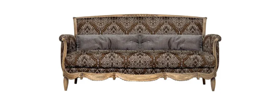 obrazek 1 Luksusowa trzy-osobowa włoska sofa z trzema poduszkami