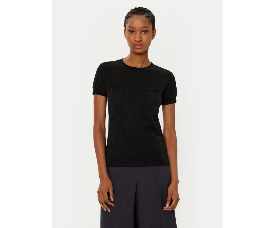 obrazek 1 Patrizia Pepe Bluzka 8K0278/K128-K250 Czarny Regular Fit