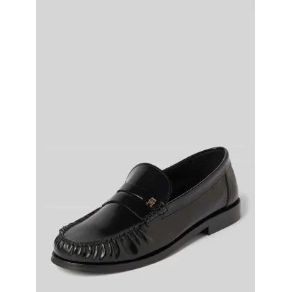 Zdjęcie Tommy Hilfiger Mokasyny Loafer Abrasivato Leather FW0FW08617 Czarny
