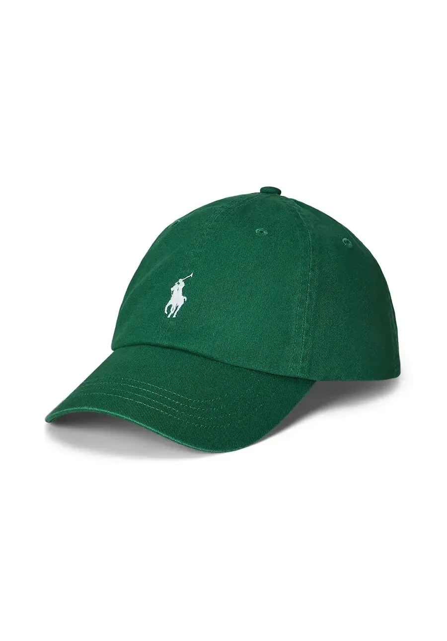 obrazek 1 Polo Ralph Lauren czapka z daszkiem bawełniana kolor zielony z aplikacją 710667709
