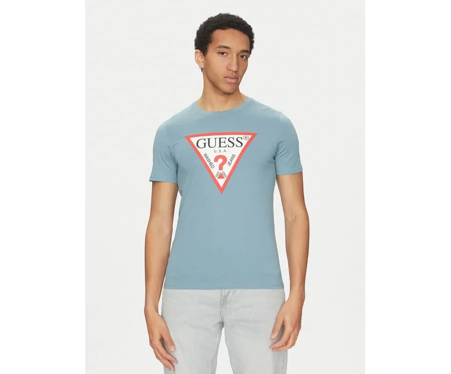 obrazek 1 Guess T-Shirt M2YI71 I3Z14 Niebieski Regular Fit