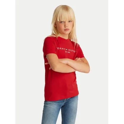 Zdjęcie Tommy Hilfiger T-Shirt Essential KS0KS00397 S Czerwony Regular Fit