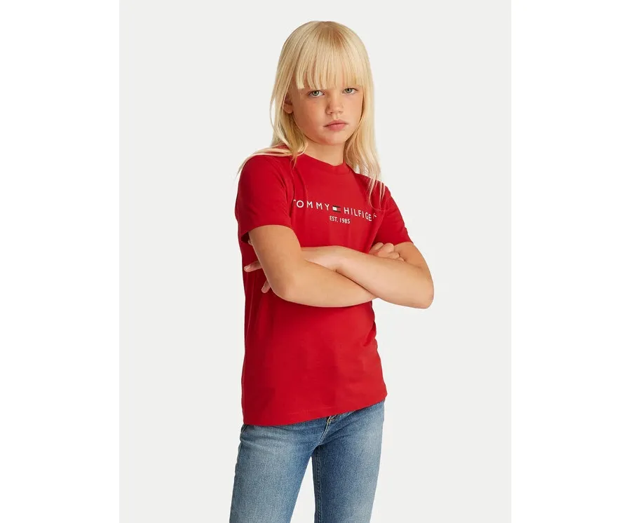 obrazek 1 Tommy Hilfiger T-Shirt Essential KS0KS00397 S Czerwony Regular Fit