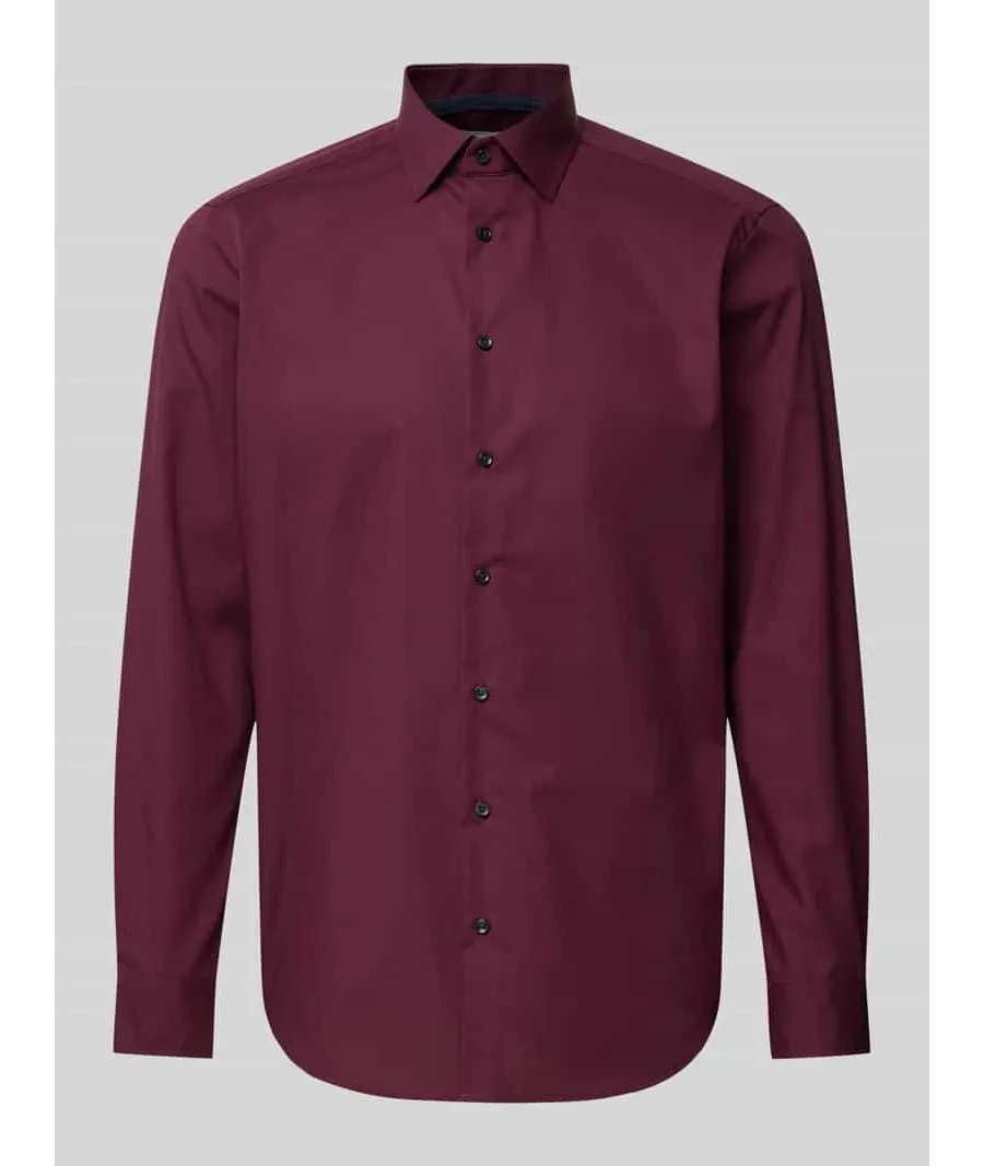 obrazek 1 Koszula biznesowa o kroju regular fit z kołnierzykiem typu kent