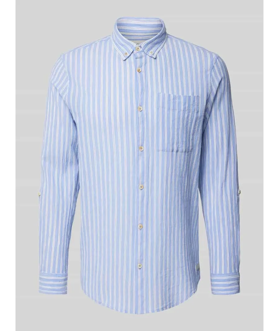 obrazek 1 Koszula casualowa o kroju regular fit z kołnierzykiem typu button down