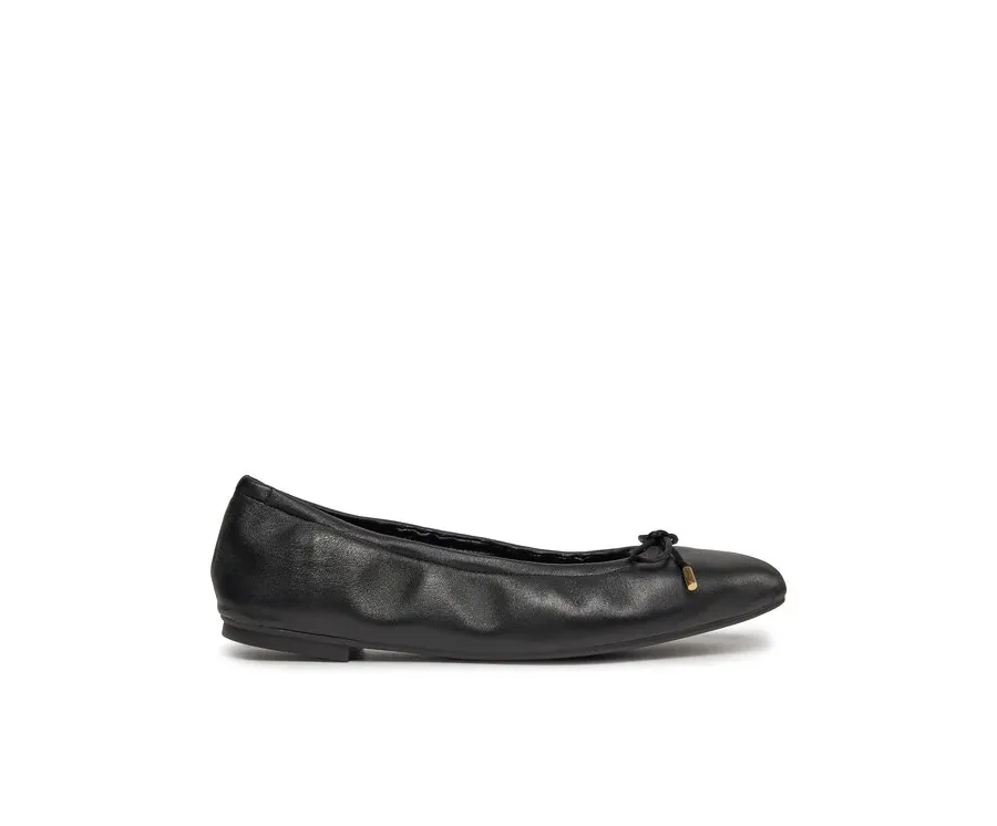 obrazek 1 Stuart Weitzman Baleriny Bardot Bow Flat SG577 Czarny