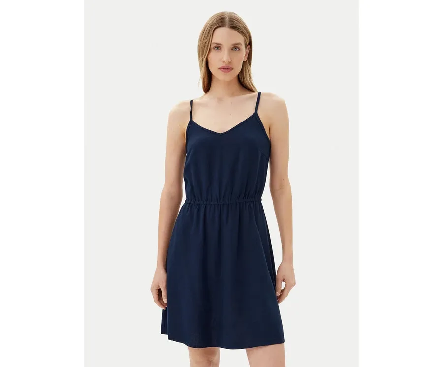 obrazek 1 Vero Moda Sukienka letnia Mymilo 10303689 Granatowy Regular Fit