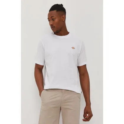 Zdjęcie Dickies T-shirt męski kolor biały gładki DK0A4XDBWHX-WHITE
