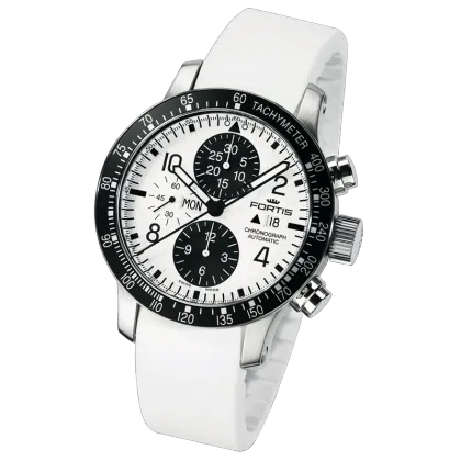 Zdjęcie FORTIS Stratoliner Chronograph White 665-10-12-Si02