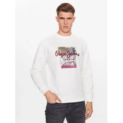 Zdjęcie Pepe Jeans Bluza Melbourne Sweat PM582483 Biały Regular Fit
