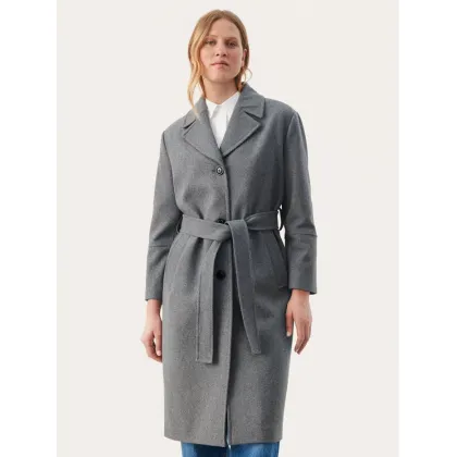Zdjęcie Part Two Płaszcz wełniany Charlotte 30307776 Szary Regular Fit