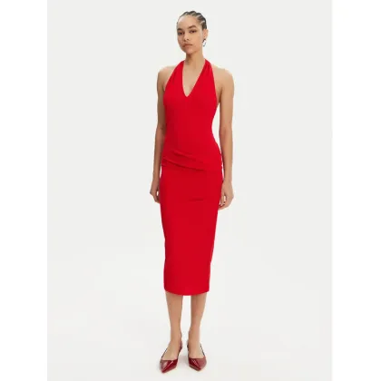 Zdjęcie JACQUEMUS Sukienka koktajlowa 25E251DR232-1026 Czerwony Regular Fit
