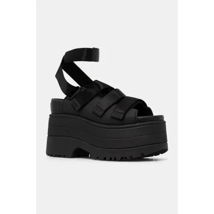 Zdjęcie UGG sandały Goldenrise damskie kolor czarny na słupku 1167431-BLK