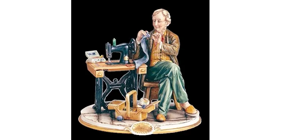 obrazek 1 Oryginalna figurka krawca z porcelany