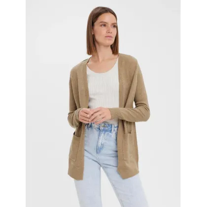 Zdjęcie Vero Moda Kardigan 10269434 Beżowy Regular Fit