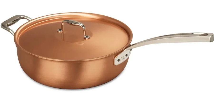 obrazek 3 Patelnia o średnicy 28 cm do potraw sauté z uchwytem i rączką pomocniczą