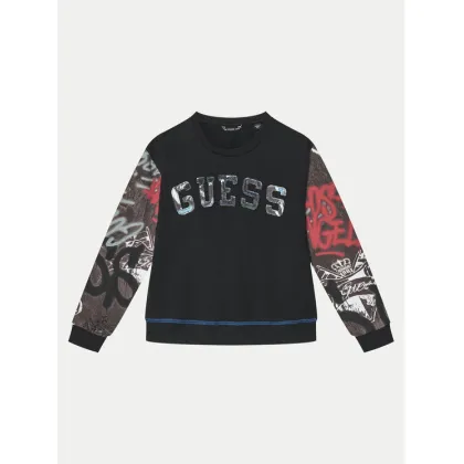 Zdjęcie Guess Bluza L5RQ01 KA6R4 Czarny Regular Fit