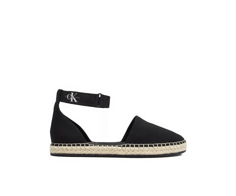 obrazek 1 Calvin Klein Jeans Espadryle Ankle Espadrille Btw YW0YW01027 Czarny