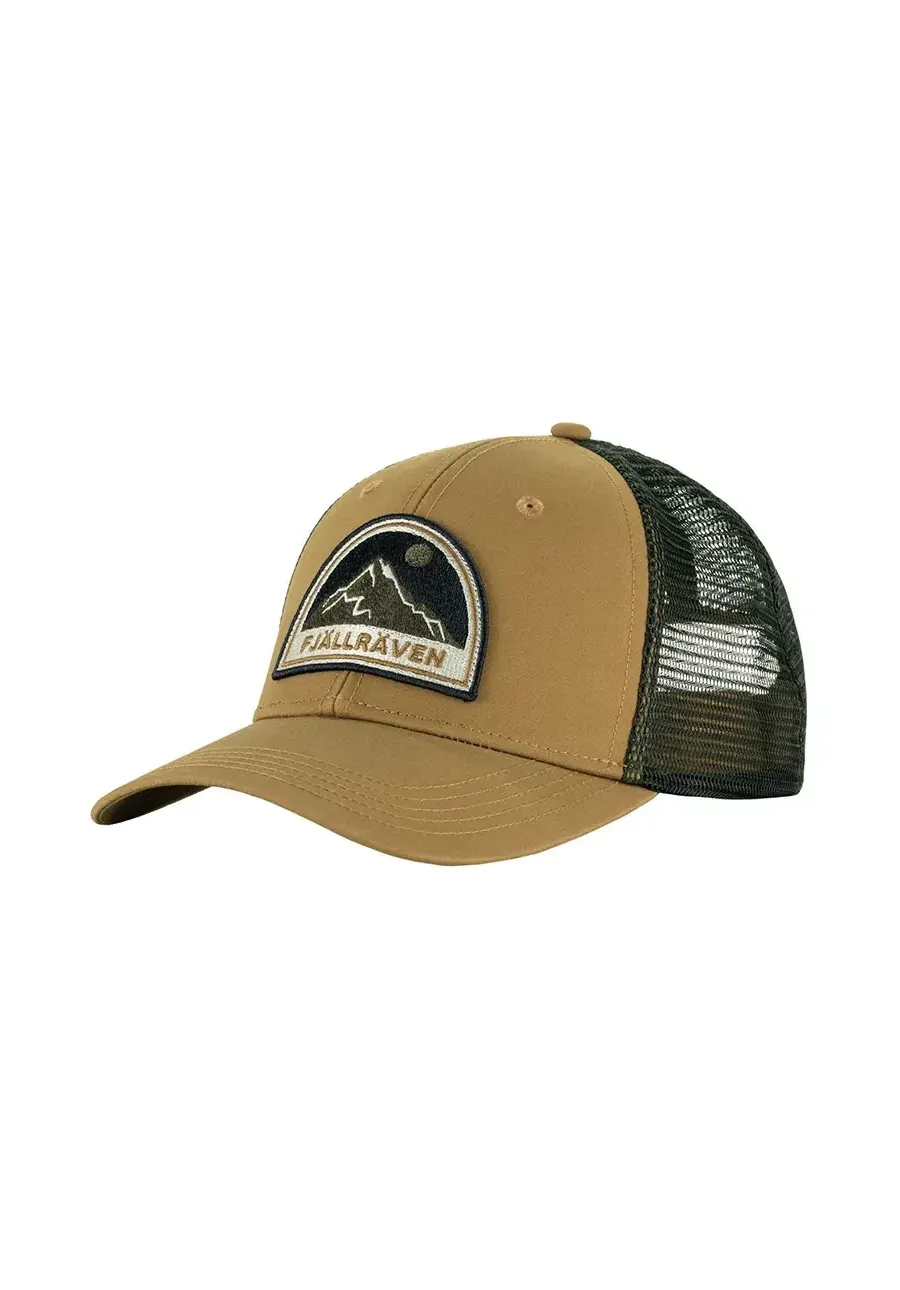 obrazek 1 Fjallraven czapka z daszkiem Badge kolor zielony z aplikacją F78152