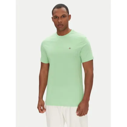 Zdjęcie Gant T-Shirt Shield 2003184 Zielony Regular Fit