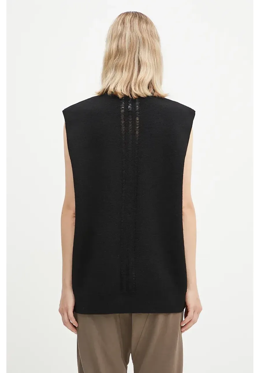 obrazek 1 Y-3 kamizelka wełniana 3-S Knit Vest kolor czarny  IW7484