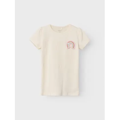 Zdjęcie NAME IT T-Shirt Fedora 13228633 Beżowy Regular Fit