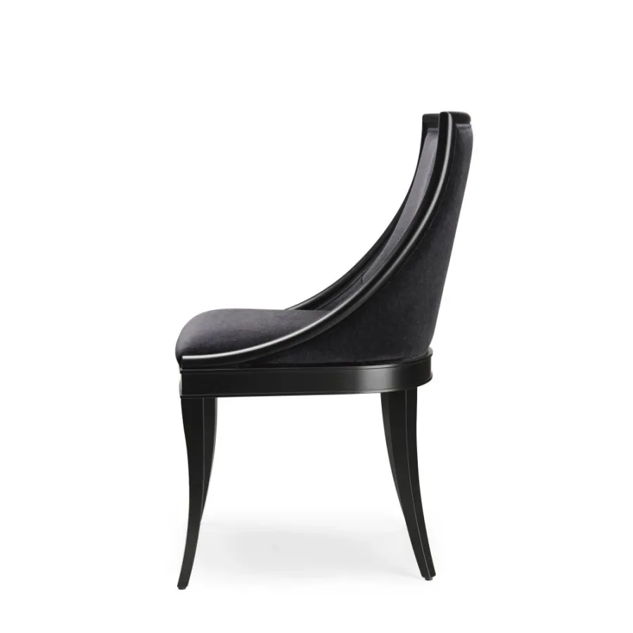 obrazek 5 Eleganckie krzesło z wyściełaną poduszką H.93xL.53xP.56 cm