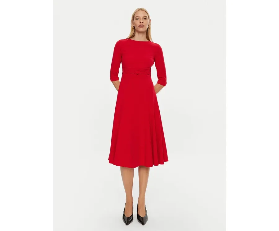 obrazek 1 Rinascimento Sukienka koktajlowa CFC0120015003 Czerwony Regular Fit