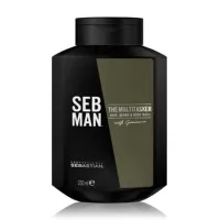 Zdjęcie SEB MAN The Multitasker Hair, Beard & Body Wash with Guarana Żel pod prysznic 250 ml