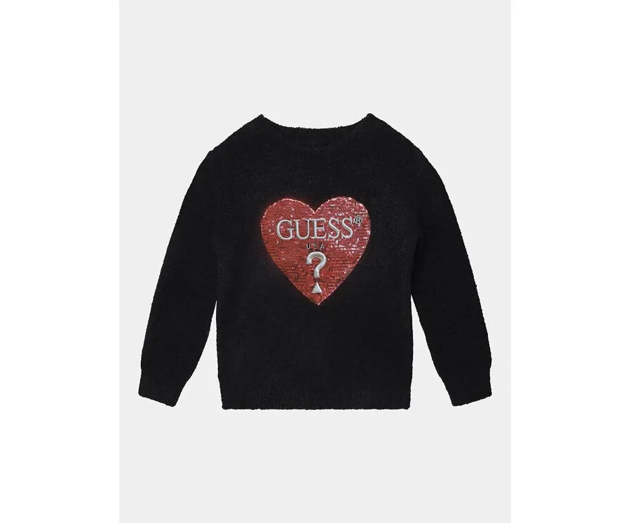 obrazek 1 Guess Sweter K3BR02 Z2YA0 Czarny Regular Fit
