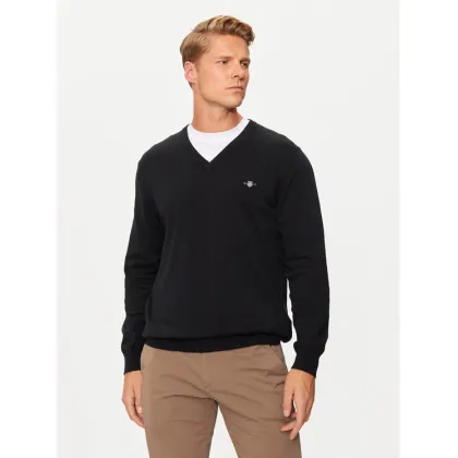 Zdjęcie Gant Sweter Classic 8030562 Czarny Regular Fit