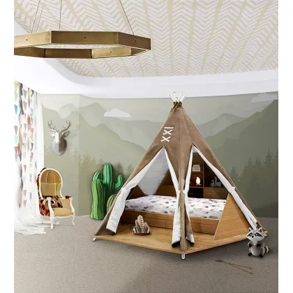 Zdjęcie Wyjątkowe łóżko dla dziecka namiot Pocahontas