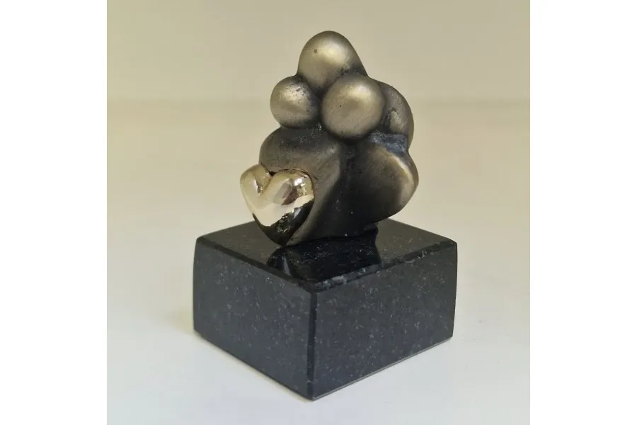 obrazek 2 Luksusowa figurka z platerowanego brązu "Ze sobą" - wspaniały prezent dla bliskiej osoby