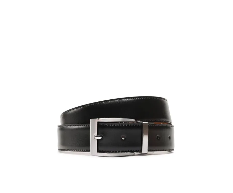 obrazek 1 Timberland Pasek Męski 35Mm Rev Blk Classic Belt TB0A1BXX Brązowy