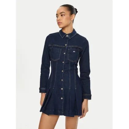 Zdjęcie Tommy Jeans Sukienka jeansowa DW0DW20533 Granatowy Regular Fit