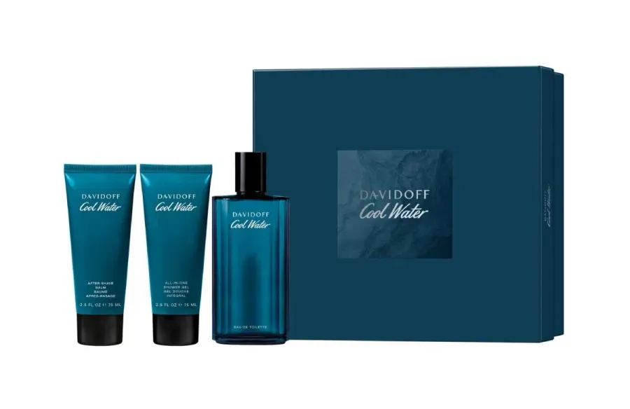 obrazek 1 Davidoff Cool Water - Zestaw (woda toaletowa + żel pod prysznic + balsam po goleniu)