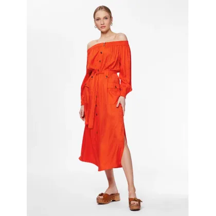 Zdjęcie TWINSET Sukienka letnia 231TT2141 Pomarańczowy Regular Fit