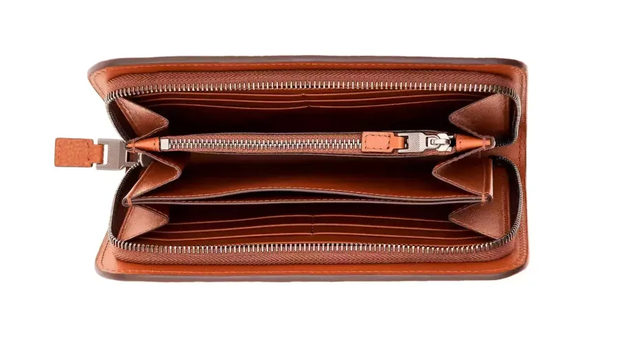 obrazek 3 Cudowny włoski portfel Grained Collection International Zip Wallet