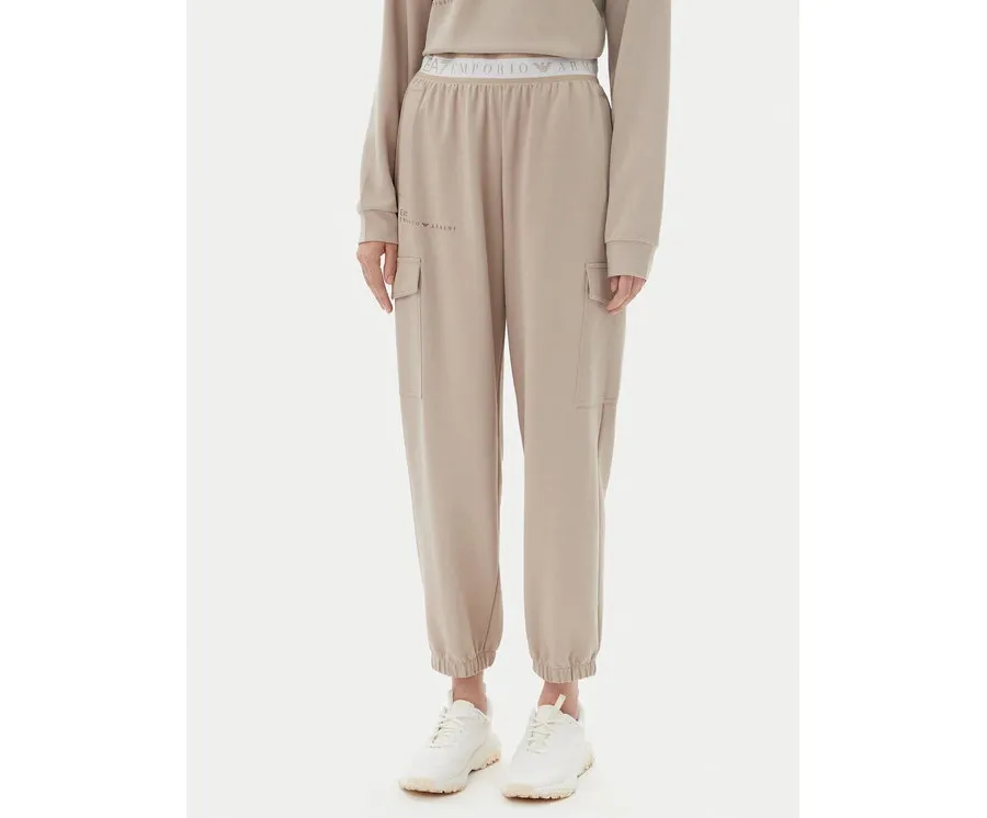 obrazek 1 EA7 Emporio Armani Spodnie dresowe 7W000282 AF12501 U6155 Beżowy Loose Fit