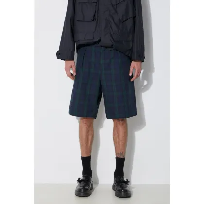 Zdjęcie Engineered Garments szorty lniane Sunset kolor granatowy OR268.ZT193