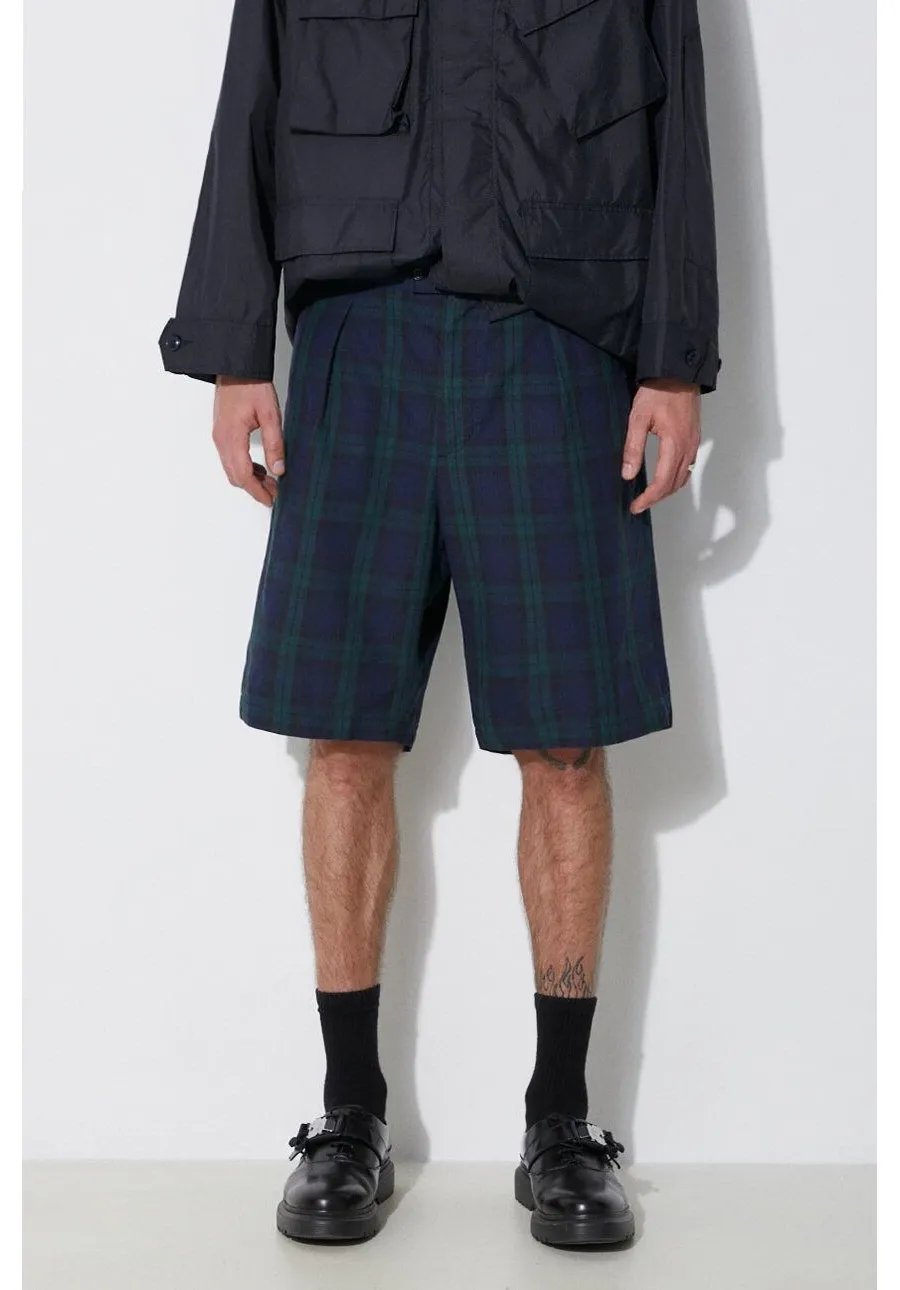 obrazek 1 Engineered Garments szorty lniane Sunset kolor granatowy OR268.ZT193