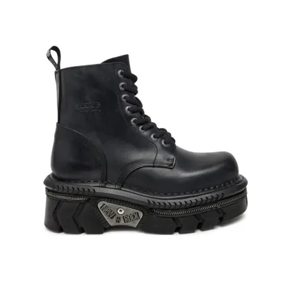 Zdjęcie NEW ROCK Glany M-MILI084N-S6 Czarny