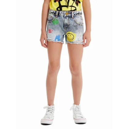 Zdjęcie Desigual Szorty jeansowe 23SGDD10 Niebieski Regular Fit