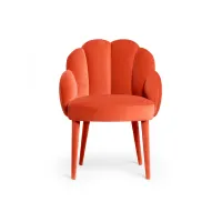 Picture Original upholstered peach chair - Munna