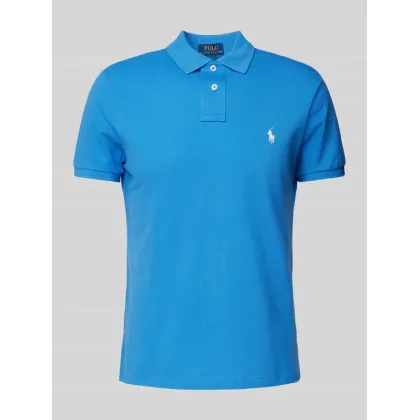 Zdjęcie Koszulka polo o kroju custom fit z czystej bawełny